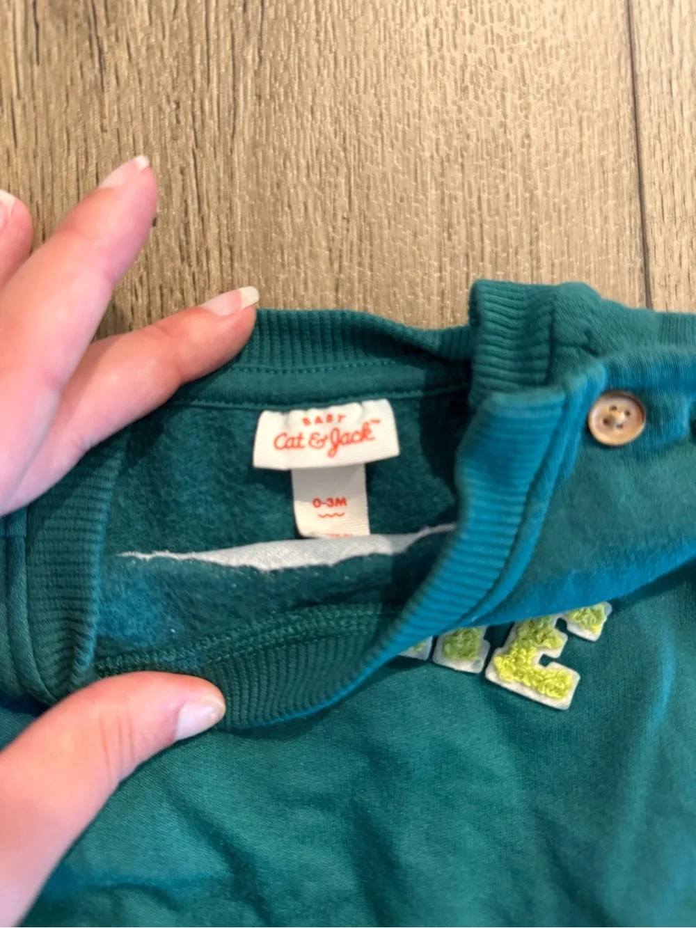 Carter's Teal 'Rookie' Sweatshirt & Joggers Set